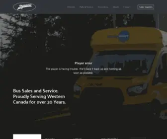 Dynamicspecialty.com(Bus Sales BC) Screenshot