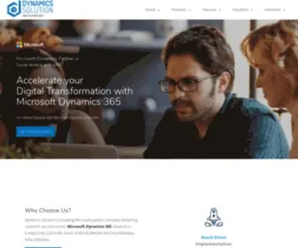 Dynamicssolution.com(Dynamics Solution & Technology) Screenshot