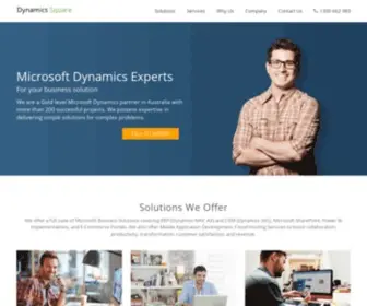 Dynamicssquare.com.au(Trusted by 200) Screenshot