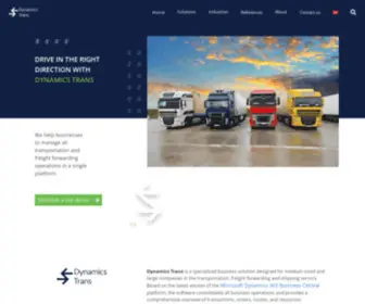 Dynamicstrans.com(ERP for Transport & Logistics) Screenshot