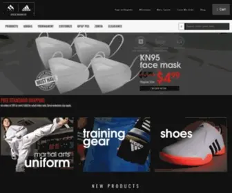 Dynamicsworld.com(The official distributor of adidas home page martial arts supplies) Screenshot