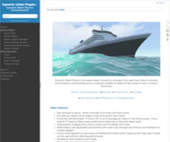 Dynamicwaterphysics.com(Dynamic Water Physics 2) Screenshot