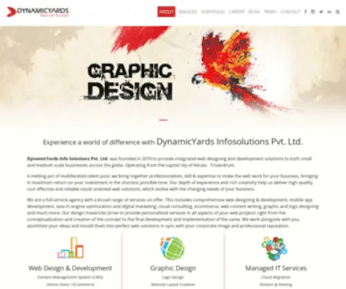 Dynamicyards.com(Dynamicyards Infosolutions) Screenshot