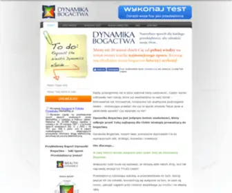 Dynamikabogactwa.pl(Wealth Dynamics) Screenshot