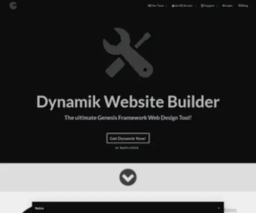 Dynamiktheme.com(Dynamik Website Builder for Genesis) Screenshot
