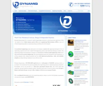 Dynamiq-ENG.co.uk(Engineering Design Consultancy) Screenshot