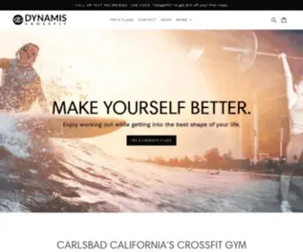 Dynamiscrossfit.com(Create an Ecommerce Website and Sell Online) Screenshot
