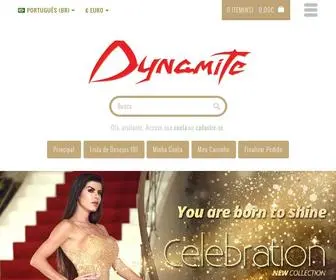 Dynamitebrazil.com(Moda Fitness Original e Produtos Exclusivos) Screenshot