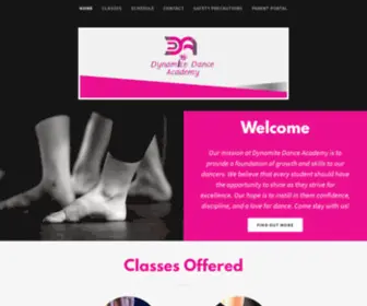 Dynamitedanceacademy.com(Dynamite Dance Company) Screenshot