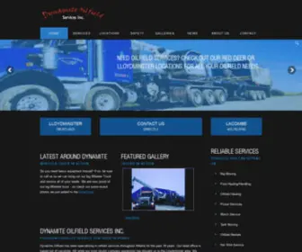 Dynamiteoilfield.com(Dynamite Oilfield Services Inc) Screenshot