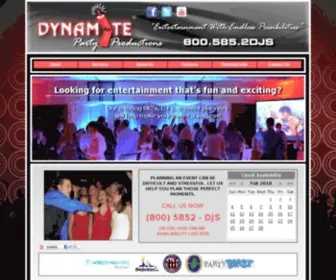 Dynamiteparty.com(Dynamite Party Productions) Screenshot