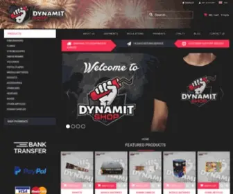Dynamitshop.com(Fireworks For Sale) Screenshot