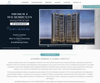 Dynamixlandmark.com(1 & 2 BHK Flats at Dahisar East) Screenshot