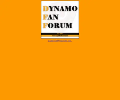 Dynamo-Forum.de(Dynamo Fan Forum (DFF)) Screenshot