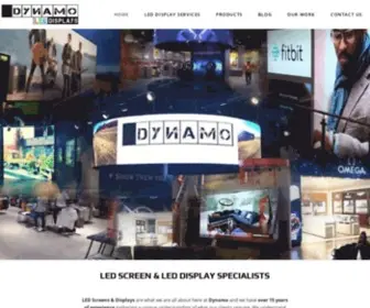 Dynamo-Led-Displays.co.uk(LED Display & Screen Solutions by DYNAMO) Screenshot