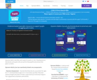 Dynamomaths.co.uk(Dyscalculia) Screenshot