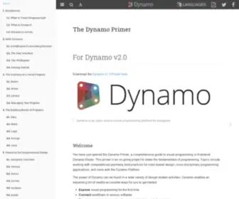 Dynamoprimer.com(The Dynamo Primer) Screenshot
