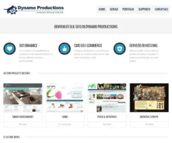 Dynamoproductions.it(Dynamo Productions) Screenshot
