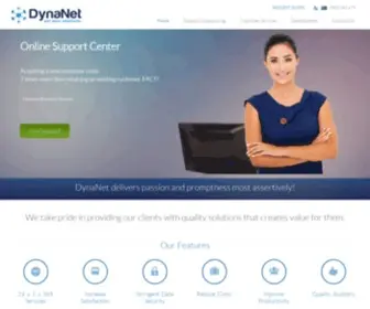 Dynanet.co.nz(Outsourcing & Artificial Intelligence Solutions) Screenshot