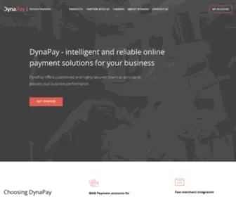 Dynapay.co.uk(Progressive reliable online payment solutions for your business) Screenshot