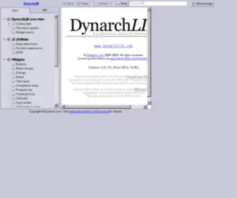 Dynarchlib.com(DynarchLIB Documentation) Screenshot