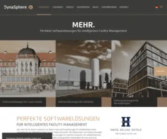 Dynasphere.de(Softwarelösungen für intelligentes Facility Management) Screenshot