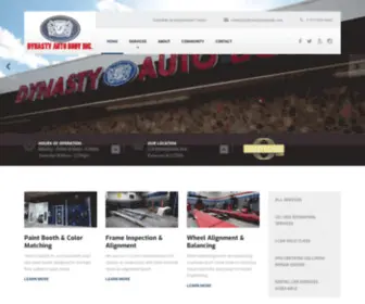 Dynastyautobody.com(Dynastyautobody) Screenshot