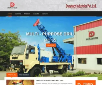 Dynatechindustries.com(Dynatech Industries Private Limited) Screenshot