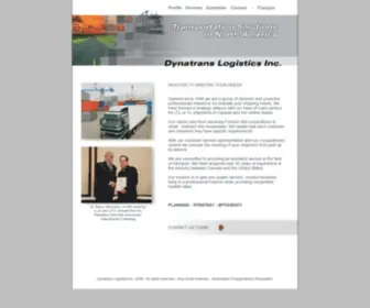 Dynatranslogistics.com(Our mission) Screenshot