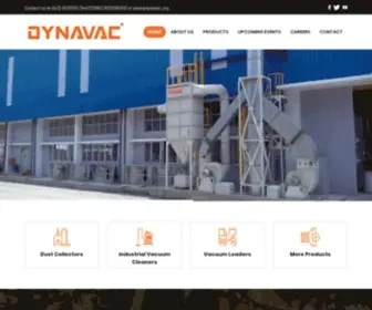 Dynavac.in(Industrial Vacuum Cleaner Manufacturers) Screenshot