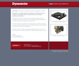 Dynavector-USA.com(Dynavector) Screenshot