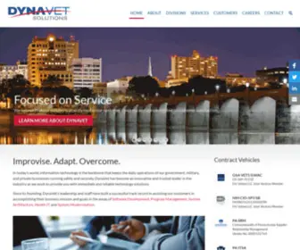 Dynavetsolutions.com(Reliable Technology Solutions leader in the information technology) Screenshot