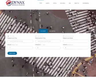 Dynaxtravels.com(Dynax Travels) Screenshot