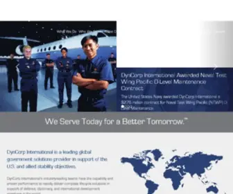 DYncorpinternational.com(DynCorp International) Screenshot