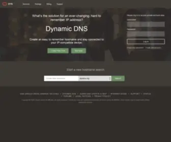 DYNDNS.com(My Dyn Account) Screenshot