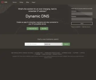 DYNDNS.org(My Dyn Account) Screenshot