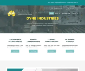 Dyne.com.au(Dyne Industries) Screenshot