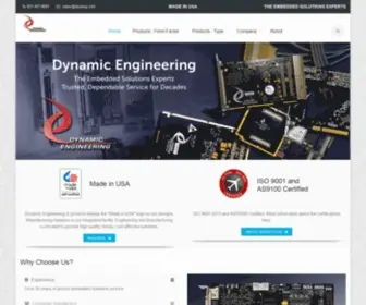 Dyneng.com(Dynamic Engineering) Screenshot