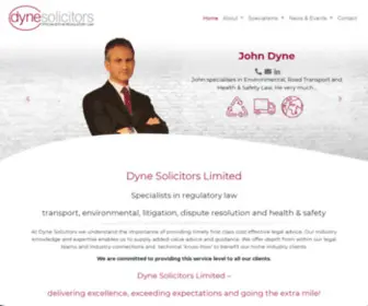 Dynesolicitors.co.uk(Dyne Solicitors Limited) Screenshot
