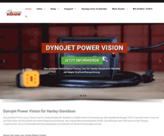 Dynojet-Powervision.de(Dynojet Power Vision) Screenshot