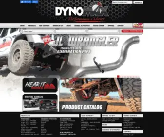 Dynomax.com(DynoMax® Performance Exhaust) Screenshot