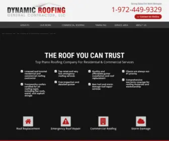 DYnroofing.com(#1 rated roofing company) Screenshot
