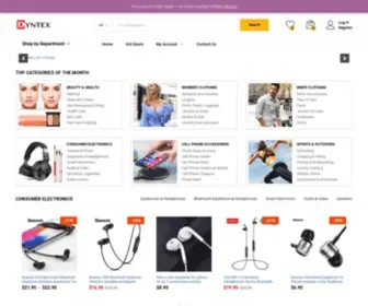 DYntex.com(Online shopping) Screenshot