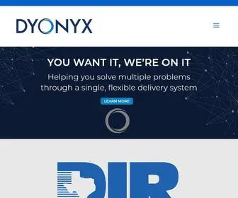 Dyonyx.com(Innovative Managed IT & Network Security Company) Screenshot