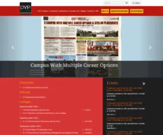 Dypakurdipune.edu.in(Dypakurdipune) Screenshot
