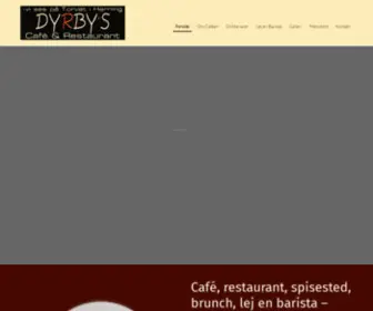 DYRBYS.dk(Cafe, Restaurant, Spisested, Brunch, Lej en barista, Herning) Screenshot