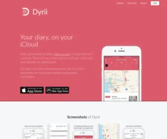 Dyrii.com(Write your life story) Screenshot