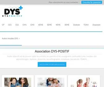DYS-Positif.fr(Troubles DYS) Screenshot