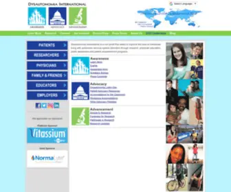 Dysautonomiainternational.org(Dysautonomia International) Screenshot