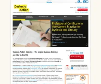 DYslexiaaction.org.uk(Dyslexia Action) Screenshot